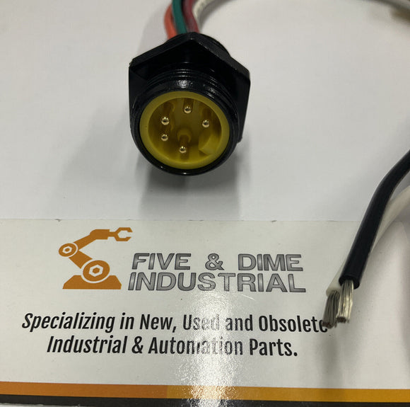 Allen Bradley 888N-M5AF1-1F Bulletin Male Receptacle 5-Pin