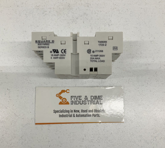 Square D 8501-NR62 Relay Socket 10A/300V