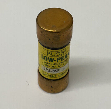 Bussmann LPJ-6SP Buss Lot of 3 Low-Peak Dual Element Time Delay - 0