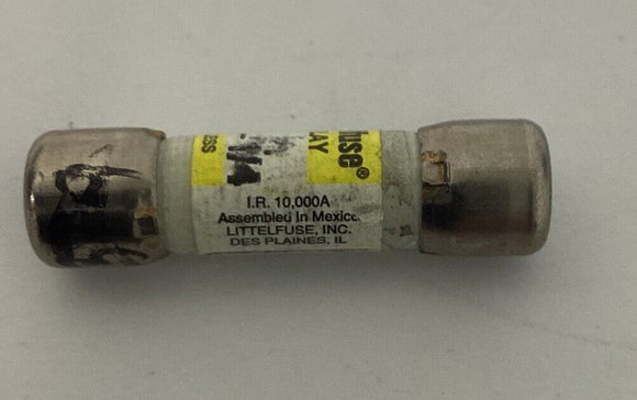 Littelfuse FLQ6-1/4 Lot of 3 Time Delay Fuses 6.25Amp