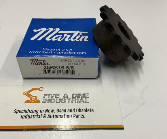 Martin 35BS16-5/8 Bored to Size Sprocket 0.6250 Bore 16 Teeth