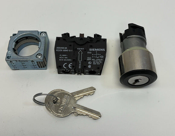 Siemens 3SB3601-4AD11 Key Lock
