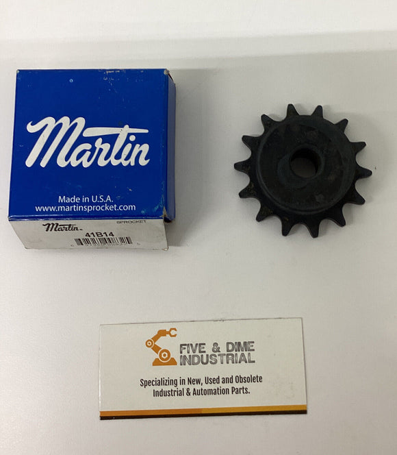 Martin 41B14 Bore to Size Sprocket  1/2'' Bore 14 teeth