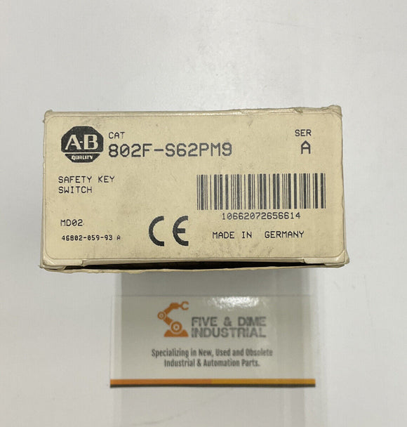Allen Bradley 802F-S62PM9 Safety Output Module 10A 500V