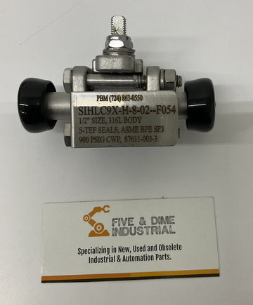 PBM SIHLC9X-H-8-02-F054  1/2'', 316L Ball Valve