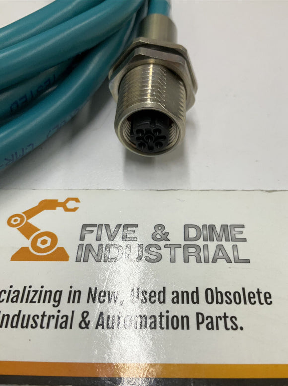 Molex Brad 1300540023 M12 Receptacle to RJ45 Plug 4 Meters