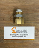 SMC KQ2E10-03  Metric Bulkhead Union 10mm Tube X Female M20 1.0 Lot of 5-2