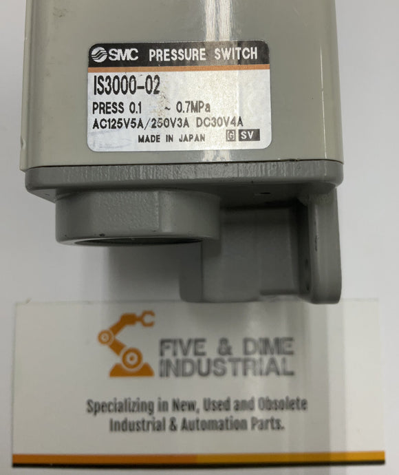 SMC Pneumatic 0.1-0.7mpa 24v-ac Pressure Switch  IS3000-02
