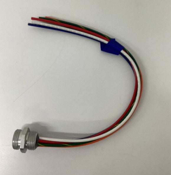 Mencom Min-6FR-1  6-Pole Female Front Mount Receptacle 1 Ft