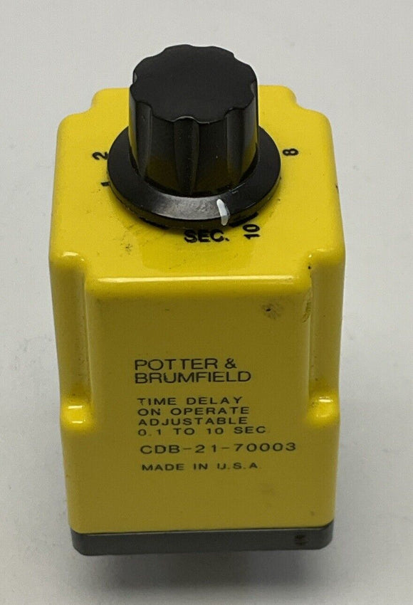 Potter & Brumfield CDB-21-70003 Time Delay Relay