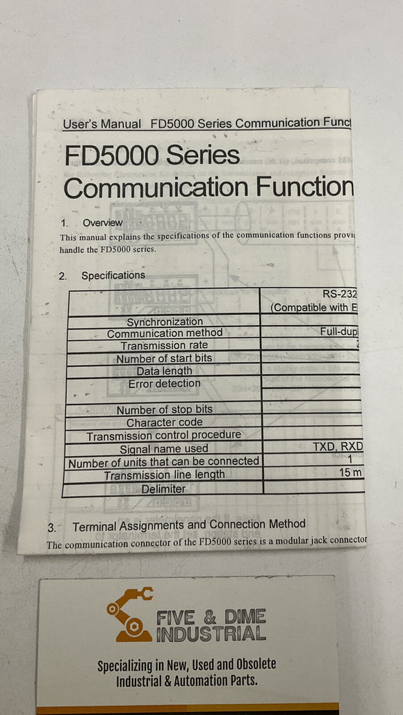 Fuji Electric YFD5006 / 0603C Digital Meter Output PCB