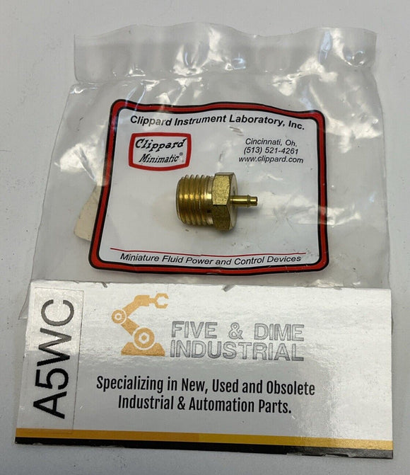 Clippard 4CQ3  1/4" NPT to 3/32" ID Hose Fitting