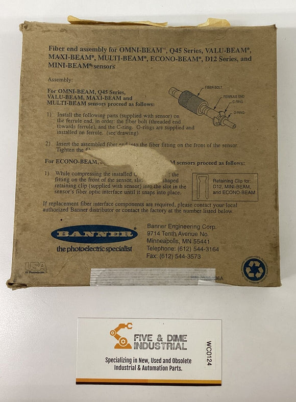 Banner ITA22S Fiber Optic Cable