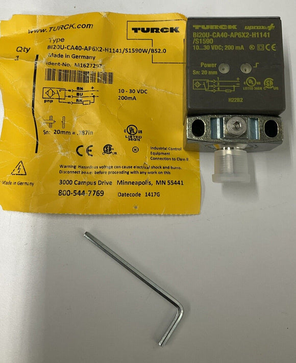 Turck BI20U-CA40-AP6X2-H1141/S1590W/BS2.0 / M1627297 Sensor
