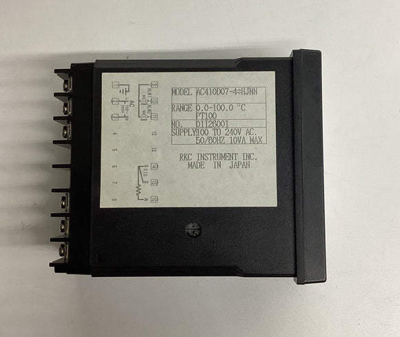 RKC Rex-AC410 Temperature Control Indicator 100-240VAC 50/60Hz