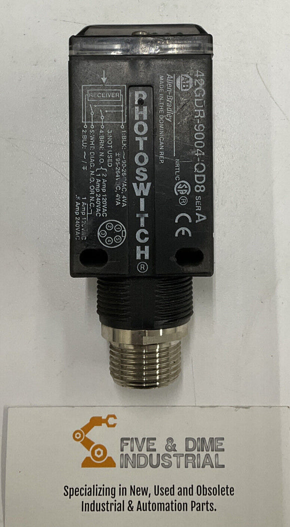 Allen Bradley 42GDR-9004-QD8 Ser.A Photoswitch