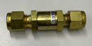 Swagelok Nupro B-4C-1/3 Brass Poppet Check Valve-3