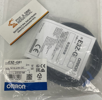 Omron E3Z-G81 Genuine Photoelectric Switch 12-24 Vdc, 2 Meters