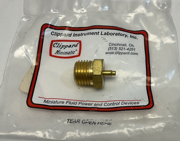 Clippard 4CQ3  1/4" NPT to 3/32" ID Hose Fitting