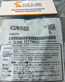 SMC KQ2W10-02AS Extended Male Elbow 90° 10mm Tube X 1/4" NPT Bag of (5)-5