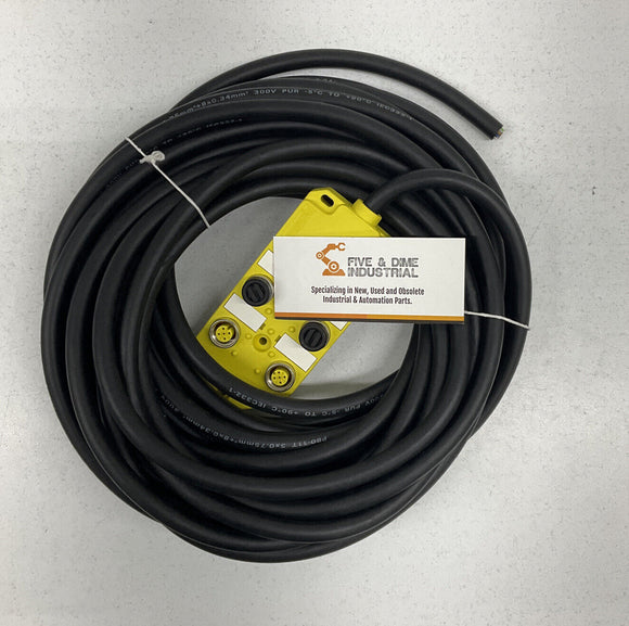 Brad Harrison BTY4050-FBP-10 Micro-Change Molded Junction Box, 4 Ports 10M
