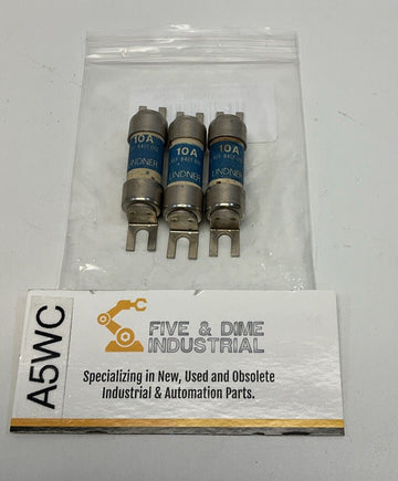 Lindner 8401-010 10-Amp Fuse Lot of 3  415V 80kA