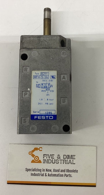Festo 6211  MFH-5-1/4 Solenoid Valve