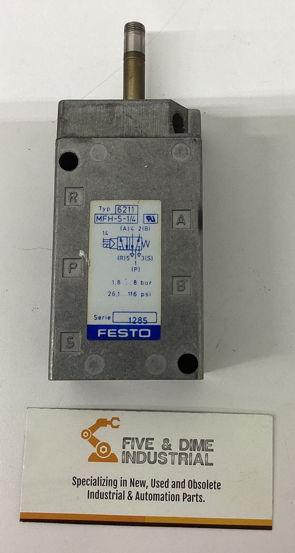 Festo 6211  MFH-5-1/4 Solenoid Valve