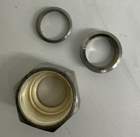 Swagelok SS-810-NFSET 1/2" Nut & Ferrule Set Stainless