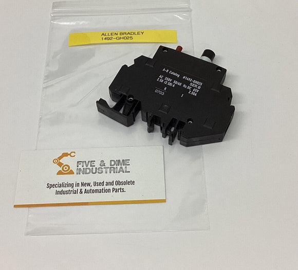 Allen Bradley 1492-GH025 2.5AMP Circuit Breaker
