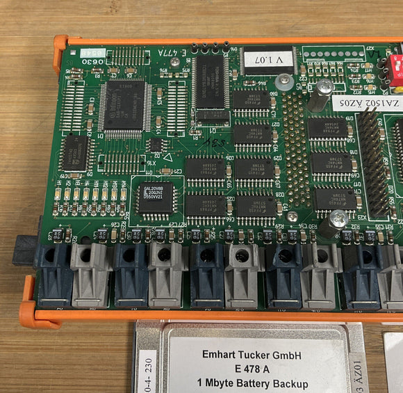 Emhart Tucker E477A PC Board with E478A Battery Backup