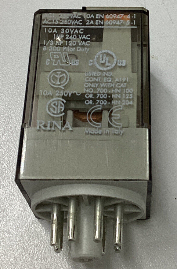 Allen Bradley 700-HA32A24 10A DPDT 24 Vac Relay