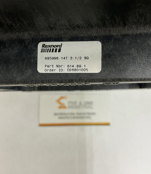 Rexnord 614-89-1 14 Teeth 3-1/2" Square Bore Split Sprocket