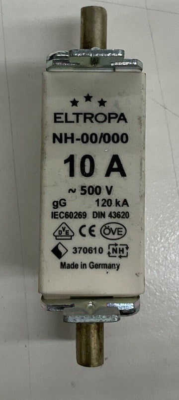 Eltropa NH-00/000 Fuse 10A 500V
