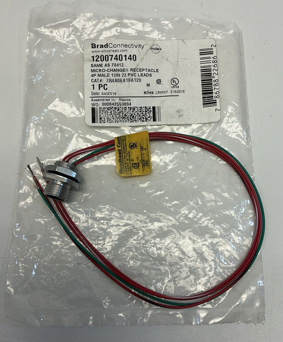 Brad Connectivity Woodhead 1200740140 / 70412 Micro-Change Recept