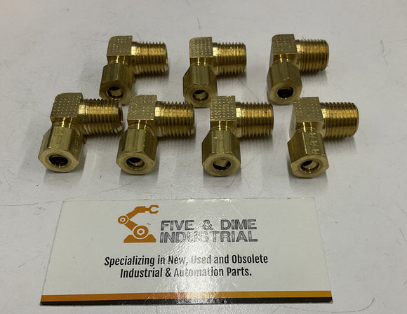 Parker MC269C-4-4 Male Compression Elbow 1/4" Package of (7)