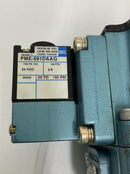 Mac 6543B-211-PM-591DA Valve w/ Base & 2 PME-591DAAG Solenoid 24 VDC-4