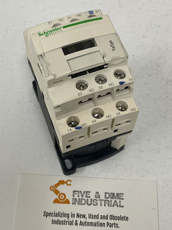 Schneider Electric CAD-32G7 Contactor 120V Coil 10 Amp with LAD4RCU Suppressor