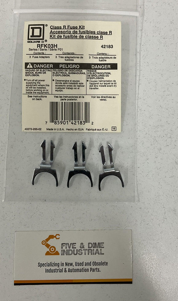 Square D RFK03H Fuse Kit Adapters Class R