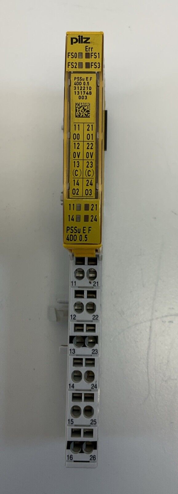 Pilz  312210 PSSU EF 4DO 0.5 Output Module  with Base  24VDC