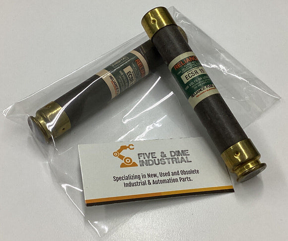 Reliance ECSR-15 RK5 Class Time Delay Dual Element Fuse 600V Lot of 2