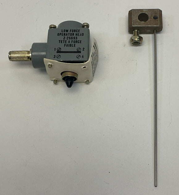 Allen-Bradley Z-26693 Operating Head for Limit Switch with 12cm Whisker