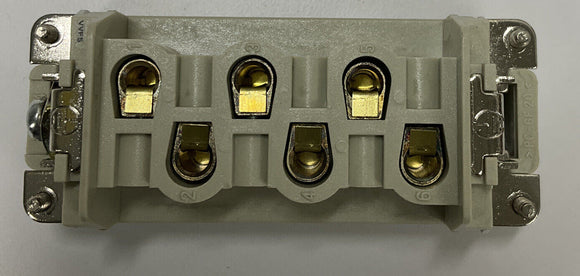 Lapp Epic 10.1700  6-Pin Male Connector Insert 600V