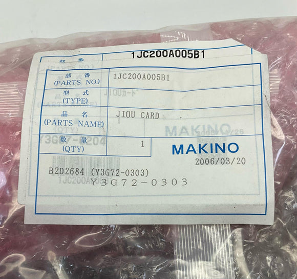 Makino 1JC200A005B1 Jiou Pcb Card