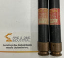 Fusetron FRS-R-10 Lot of (2)  600V 10A Fuse-2