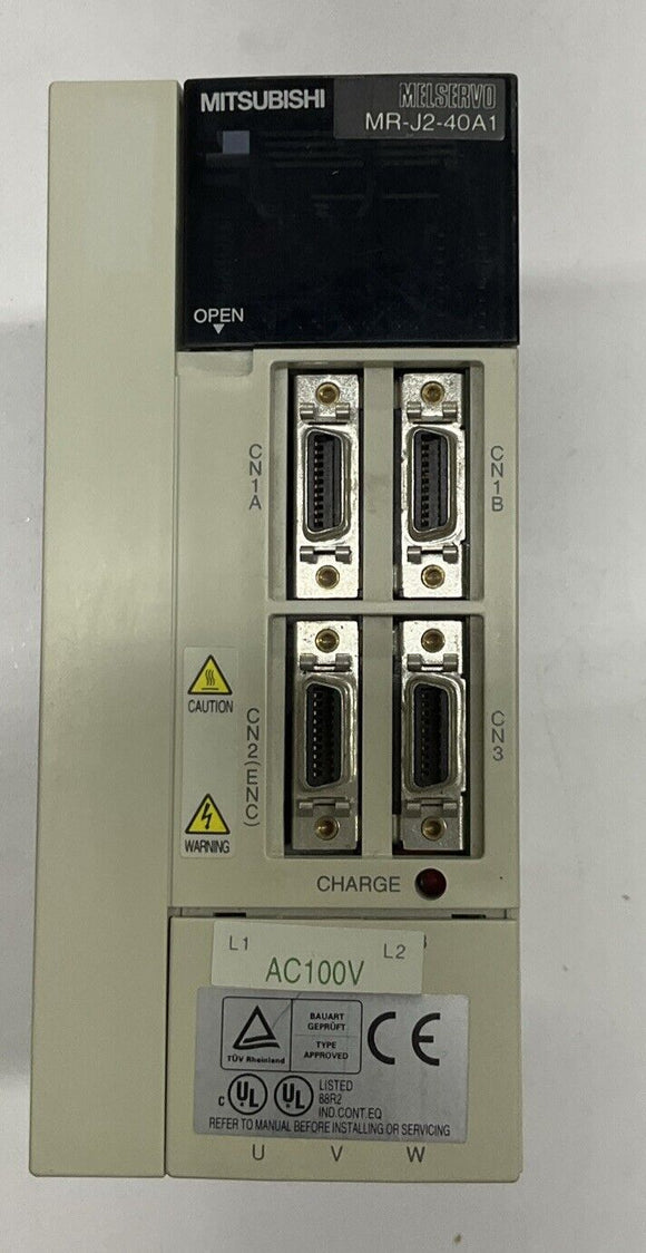 Mitsubishi MR-J2-40A1 400W, 1PH AC Servo Drive