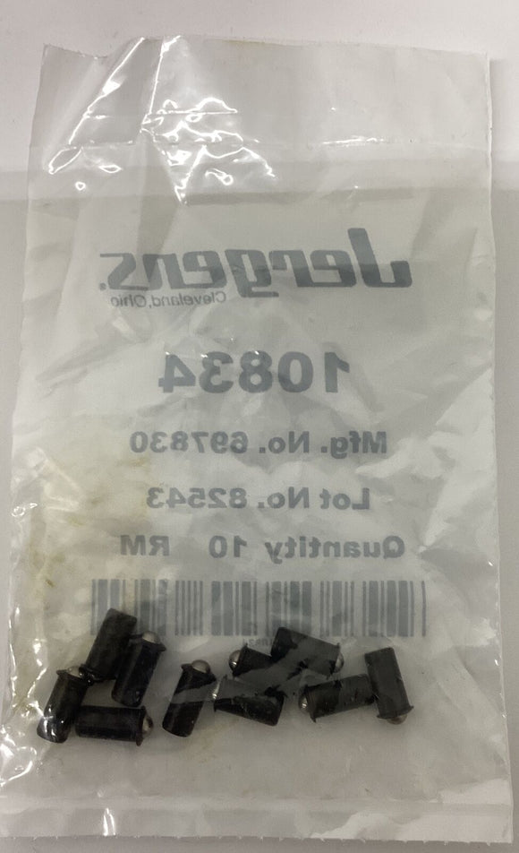 Jergens 10834 .250 OD Steel Press Fit Plunger 697830 10-Pack