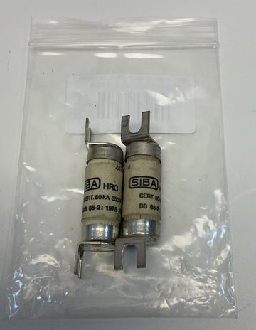 Siba BS-88-2A Fuse AC 550V 80kA Lot of 2 - 0