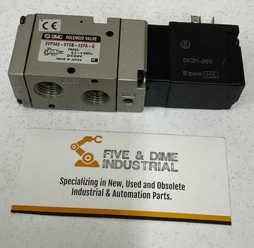 SMC EVP342-5Y0B-02FA-Q Solenoid Valve 24VDC