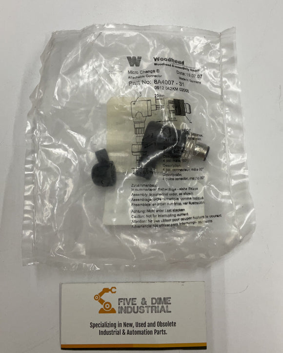 Brad Harrison 8A4007-31 External Thread Connector